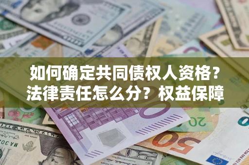 北京如何确定共同债权人资格？法律责任怎么分？权益保障技巧揭秘！