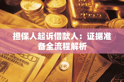 北京担保人起诉借款人：证据准备全流程解析