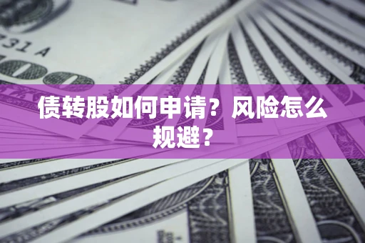 北京债转股如何申请？风险怎么规避？