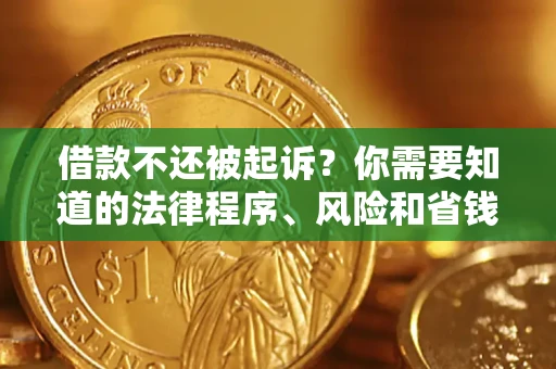 北京借款不还被起诉？你需要知道的法律程序、风险和省钱技巧